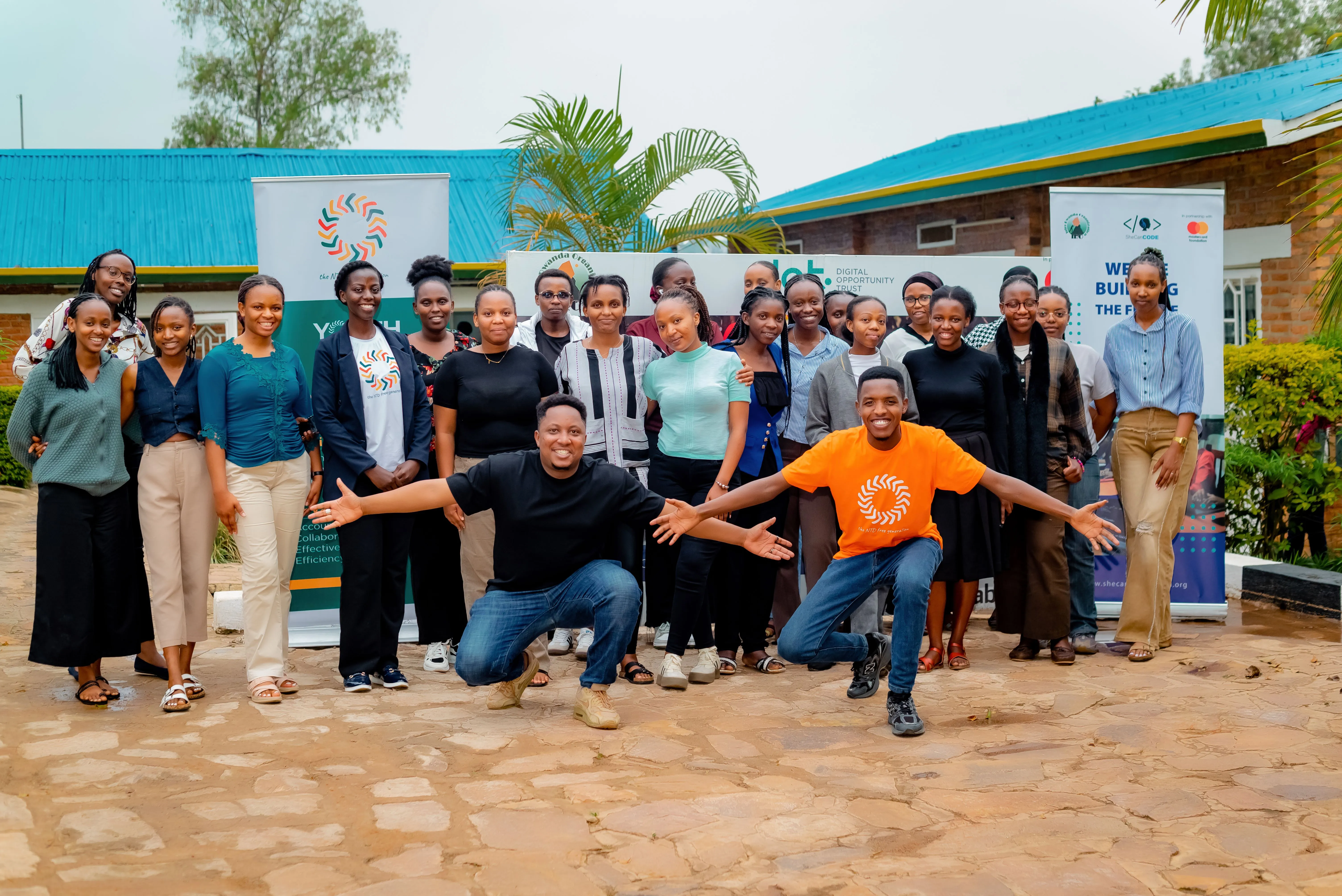 Village community gathering and meeting